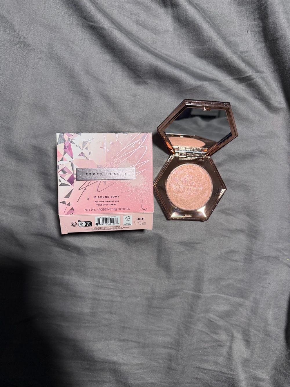 Fenty Beauty Diamond Bomb Highlighter - Shimmering Pink Gold